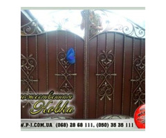Ворота в'їзні, ковані, розпашні, гаражні | ogoloshennya.com.ua - 1