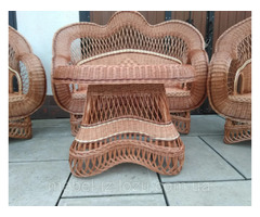 Комплект меблів із лози "Королівський" | ogoloshennya.com.ua - 4