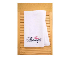 EMBROHOME | Именные халаты, полотенца с вышивкой, вышитые фартуки от производителя | ogoloshennya.com.ua - 5