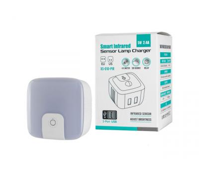Розумна led лампа з сенсорною кнопкою 1.5w, 120-140lm, 100-240v, тепле та холодне світло