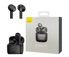 Бездротові навушники baseus true wireless earphones bowie e8 black nge8-01 | ogoloshennya.com.ua - 1