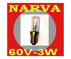 Лампа Narva 60В-3Вт | ogoloshennya.com.ua - 1