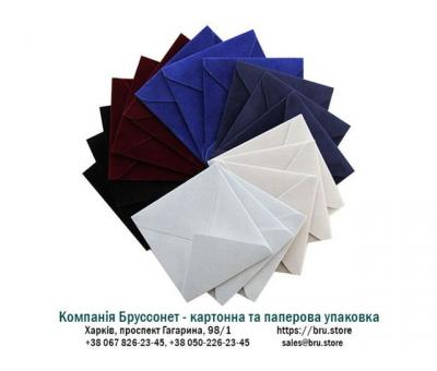 Бархатные конверты купить от производителя - Компания Бруссонет