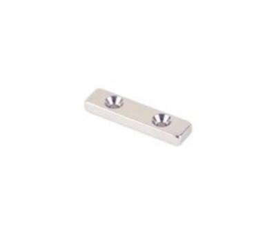 Магніт під потай 40x20x4mm-7/3.5mm х 2 отв