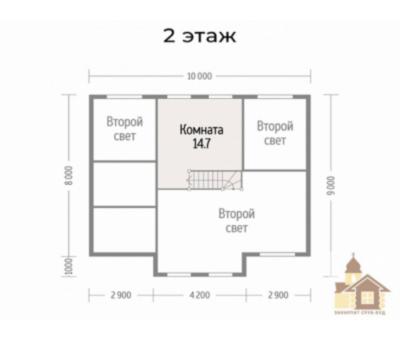 Проект дерев'яного будинку з терасою на продаж – якісні зруби від Закарпат Зруб-Буд