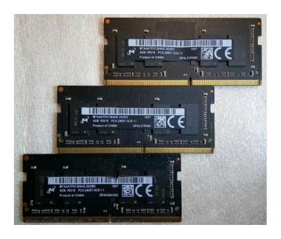 Оперативна Плата ОЗУ Micron crucial ddr4 2400 mhz ram dram 4gb pc4-19200 cl17 17-17-17-39