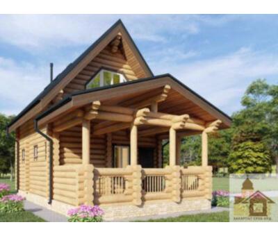 Купити дерев’яну баню з піччю від Закарпат Зруб-Буд