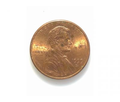 #708 США 1 цент 1999 Лінкольн Цент (Мітка монетного двору: D - Денвер)