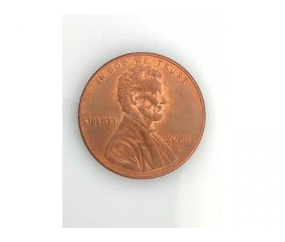 #709 США 1 цент 2004 Лінкольн Цент (Мітка монетного двору: D - Денвер)
