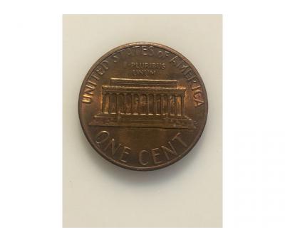 #652 США 1 цент 1983 Лінкольн Цент (без мітки монетного двору)