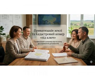 ????️ Приватизація землі та Кадастровий номер «під ключ»