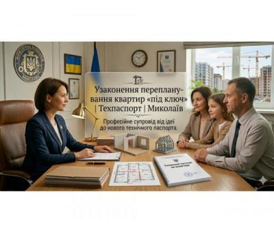 ????️ Узаконення перепланування квартир «під ключ» | Техпаспорт | Миколаїв