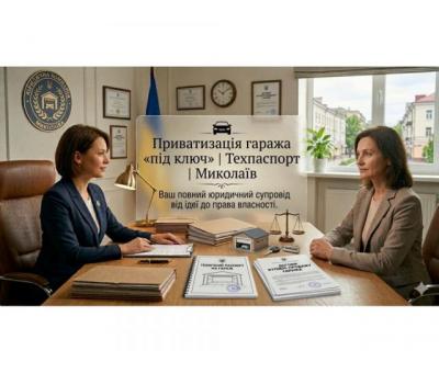 Приватизація гаража «під ключ» | Техпаспорт | Миколаїв