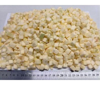 Реалізація замороженого яблука (кубик 10×10 мм) оптом