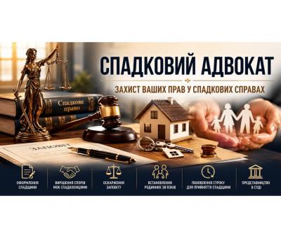 Спадковий адвокат: оформлення спадщини, поновлення строків для прийняття спадщини 